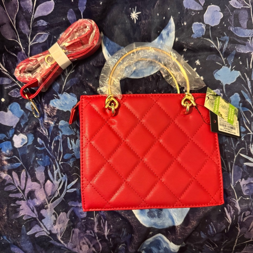 Badgley Mischka Vegan Leather Small Tote - Picture 2 of 7